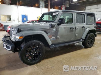2021 JEEP WRANGLER UNLIMITED SAHARA 4XE 1C4JJXP61MW821857 - główne zdjęcie licytacji z USA - miniatura