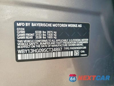Zdjęcie 12 z 12 samochodu: 2025 BMW I5 XDRIVE 40 VIN:WBY13HG09SCT34897 - miniatura
