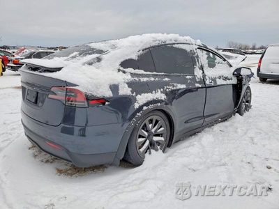Trzecie zdjęcie samochodu z tyłu: 2024 TESLA MODEL X VIN:7SAXCDE54RF445506 - miniatura