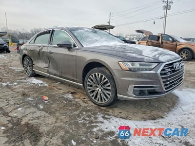 Czwarte zdjęcie samochodu z boku: 2019 AUDI A8 L VIN:WAU8DAF88KN017948 - miniatura