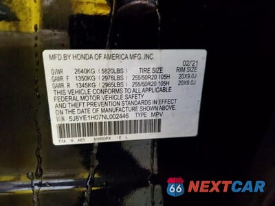Zdjęcie 13 z 13 samochodu: 2022 ACURA MDX A-SPEC VIN:5J8YE1H07NL002446 - miniatura