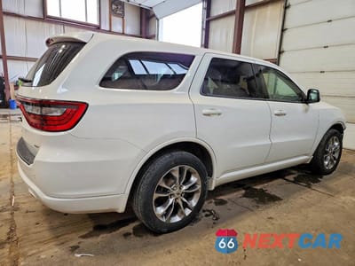 Trzecie zdjęcie samochodu z tyłu: 2020 DODGE DURANGO GT AWD VIN:1C4RDJDG5LC433065 - miniatura