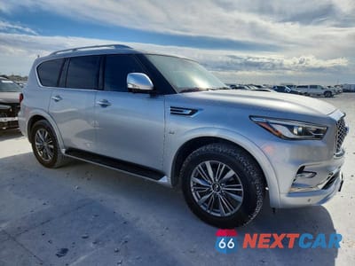 Czwarte zdjęcie samochodu z boku: 2019 INFINITI QX80 LUXE VIN:JN8AZ2NFXK9680107 - miniatura
