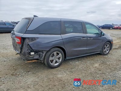 Trzecie zdjęcie samochodu z tyłu: 2019 HONDA ODYSSEY EXL VIN:5FNRL6H76KB073042 - miniatura