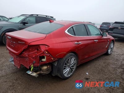 Trzecie zdjęcie samochodu z tyłu: 2020 GENESIS G70 VIN:KMTG34LA1LU057811 - miniatura