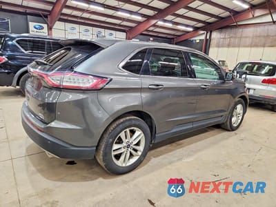 Trzecie zdjęcie samochodu z tyłu: 2015 FORD EDGE SEL VIN:2FMTK4J92FBC36292 - miniatura