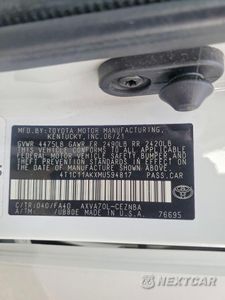 Zdjęcie 12 z 13 samochodu: 2021 TOYOTA CAMRY LE VIN:4T1C11AKXMU594817 - miniatura