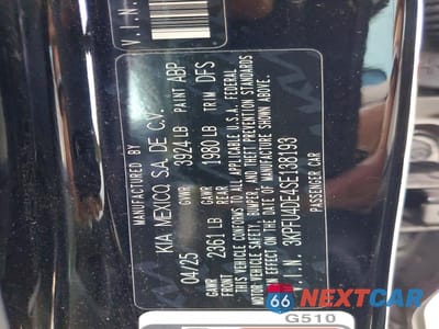 Zdjęcie 12 z 12 samochodu: 2025 KIA K4 EX VIN:3KPFU4DE4SE138193 - miniatura
