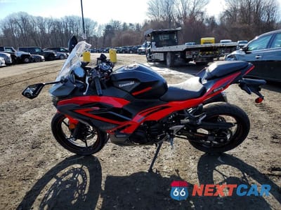 Trzecie zdjęcie samochodu z tyłu: 2025 KAWASAKI EX500 A VIN:ML5EXGJ14SDA70806 - miniatura