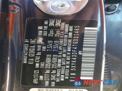 Zdjęcie 14 z 14 samochodu: 2026 KIA SPORTAGE SX VIN:5XYK43DF4TG331465 - miniatura