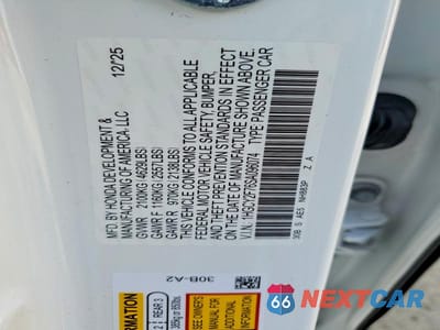 Zdjęcie 12 z 12 samochodu: 2025 HONDA ACCORD HYBRID SPORT-L VIN:1HGCY2F76SA096074 - miniatura