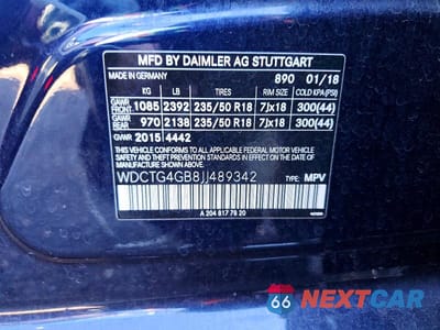 Zdjęcie 13 z 13 samochodu: 2018 MERCEDES-BENZ GLA 250 4MATIC VIN:WDCTG4GB8JJ489342 - miniatura