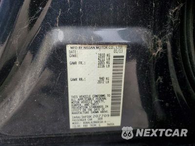 Zdjęcie 12 z 12 samochodu: 2013 NISSAN ALTIMA 2.5 VIN:1N4AL3AP1DC207709 - miniatura