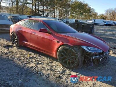 Czwarte zdjęcie samochodu z boku: 2022 TESLA MODEL S VIN:5YJSA1E60NF463502 - miniatura