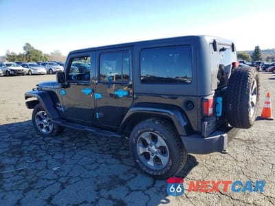 Drugie zdjęcie samochodu z przodu: 2018 JEEP WRANGLER UNLIMITED SAHARA VIN:1C4BJWEG1JL901411 - miniatura