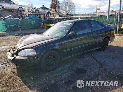 1998 HONDA CIVIC HX 1HGEJ7121WL134326 - główne zdjęcie licytacji z USA - miniatura