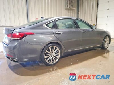 Trzecie zdjęcie samochodu z tyłu: 2018 GENESIS G80 ULTIMATE VIN:KMHGN4JFXJU244612 - miniatura