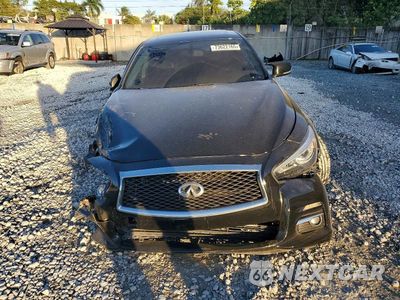 Piąte zdjęcie samochodu w środku: 2014 INFINITI Q50 BASE VIN:JN1BV7AP8EM675130 - miniatura