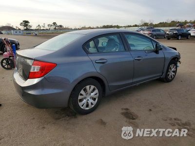 Trzecie zdjęcie samochodu z tyłu: 2012 HONDA CIVIC LX VIN:2HGFB2F57CH311431 - miniatura