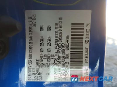 Zdjęcie 12 z 12 samochodu: 2021 TOYOTA TACOMA VIN:3TMCZ5AN5MM398125 - miniatura
