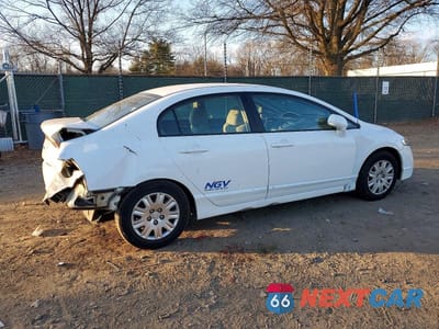 Trzecie zdjęcie samochodu z tyłu: 2009 HONDA CIVIC GX VIN:1HGFA46549L000422 - miniatura