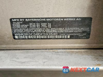 Zdjęcie 12 z 12 samochodu: 2013 BMW 328 XI SULEV VIN:WBA3B5C58DF593540 - miniatura