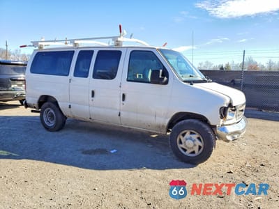 Czwarte zdjęcie samochodu z boku: 2006 FORD ECONOLINE E350 SUPER DUTY WAGON VIN:1FBNE31L36HA10943 - miniatura