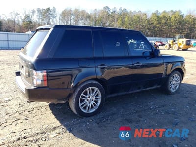 Trzecie zdjęcie samochodu z tyłu: 2011 LAND ROVER RANGE ROVER HSE VIN:SALME1D49BA343921 - miniatura