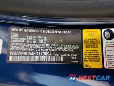 Zdjęcie 12 z 12 samochodu: 2015 BMW 650 I VIN:WBAYP9C54FD170094 - miniatura
