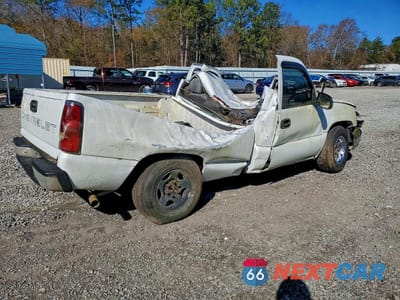 Trzecie zdjęcie samochodu z tyłu: 2003 CHEVROLET SILVERADO C1500 VIN:1GCEC14X63Z207471 - miniatura