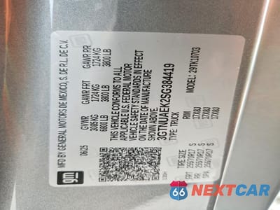 Zdjęcie 12 z 13 samochodu: 2025 GMC SIERRA K1500 VIN:3GTNUAEK2SG384419 - miniatura
