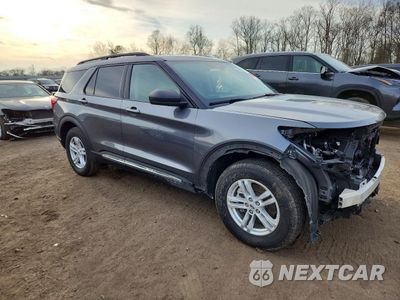 Czwarte zdjęcie samochodu z boku: 2021 FORD EXPLORER XLT VIN:1FMSK8DH0MGC50428 - miniatura