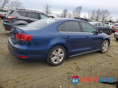 Trzecie zdjęcie samochodu z tyłu: 2013 VOLKSWAGEN JETTA HYBRID VIN:3VW637AJ5DM239416 - miniatura