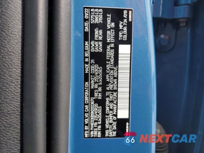 Zdjęcie 13 z 14 samochodu: 2022 VOLVO C40 P8 RECHARGE ULTIMATE VIN:YV4ED3GB9N2003670 - miniatura