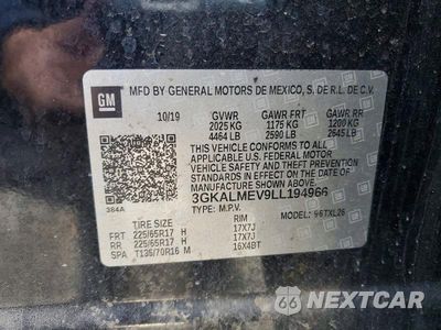 Zdjęcie 13 z 13 samochodu: 2020 GMC TERRAIN SLE VIN:3GKALMEV9LL194966 - miniatura