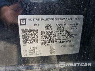 Zdjęcie 13 z 13 samochodu: 2020 GMC TERRAIN SLE VIN:3GKALMEV9LL194966 - miniatura