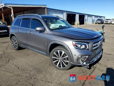 Czwarte zdjęcie samochodu z boku: 2022 MERCEDES-BENZ GLB 250 VIN:W1N4M4GB3NW193827 - miniatura