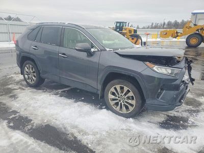 Czwarte zdjęcie samochodu z boku: 2019 TOYOTA RAV4 LIMITED VIN:JTMN1RFV5KD503965 - miniatura