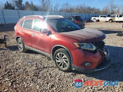 Czwarte zdjęcie samochodu z boku: 2015 NISS ROGUE SL VIN:5N1AT2MT7FC865823 - miniatura