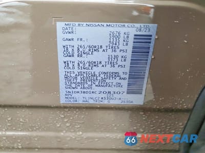 Zdjęcie 13 z 13 samochodu: 2024 NISSAN PATHFINDER ROCK CREEK VIN:5N1DR3BD1RC208307 - miniatura