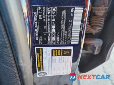 Zdjęcie 12 z 12 samochodu: 2019 MERCEDES-BENZ GLC 300 4MATIC VIN:WDC0G4KB9KV166342 - miniatura