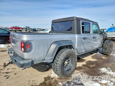 Trzecie zdjęcie samochodu z tyłu: 2020 JEEP GLADIATOR SPORT VIN:1C6JJTAG3LL136213 - miniatura