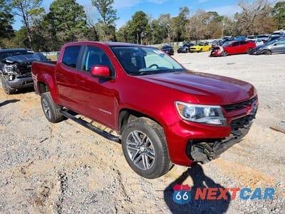 Czwarte zdjęcie samochodu z boku: 2021 CHEVROLET COLORADO VIN:1GCGSBEA2M1171676 - miniatura