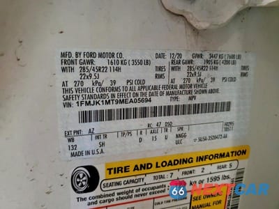 Zdjęcie 14 z 14 samochodu: 2021 FORD EXPEDITION MAX PLATINUM VIN:1FMJK1MT9MEA05694 - miniatura