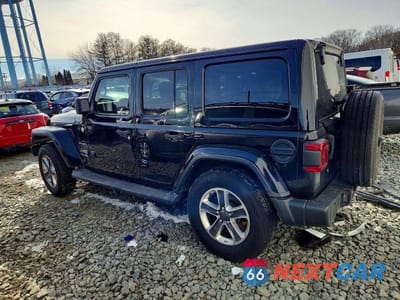 Drugie zdjęcie samochodu z przodu: 2018 JEEP WRANGLER UNLIMITED SAHARA VIN:1C4HJXEG6JW330268 - miniatura