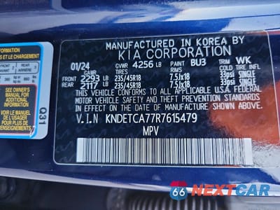 Zdjęcie 14 z 14 samochodu: 2024 KIA SELTOS SX VIN:KNDETCA77R7615479 - miniatura