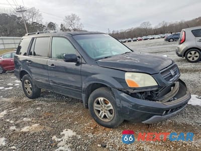 Czwarte zdjęcie samochodu z boku: 2005 HONDA PILOT EX VIN:5FNYF184X5B018433 - miniatura