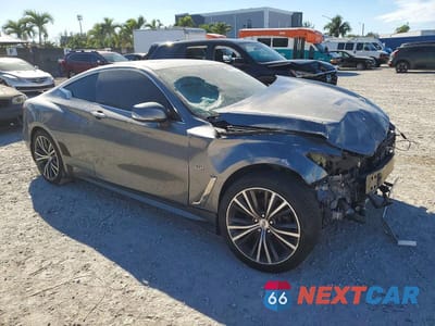 Czwarte zdjęcie samochodu z boku: 2017 INFINITI Q60 BASE VIN:JN1CV7EK4HM111241 - miniatura