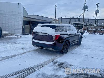 Czwarte zdjęcie samochodu z boku: 2020 FORD EXPLORER XLT VIN:1FMSK7DH9LGC22331 - miniatura