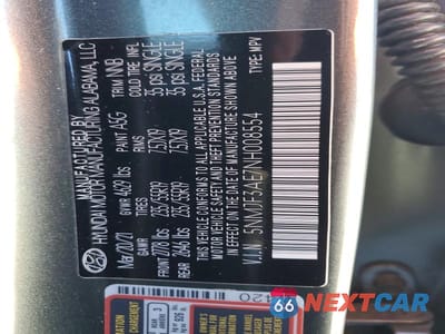 Zdjęcie 14 z 14 samochodu: 2022 HYUNDAI TUCSON SEL VIN:5NMJF3AE7NH008554 - miniatura